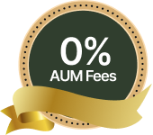 Zero percent AUM fees