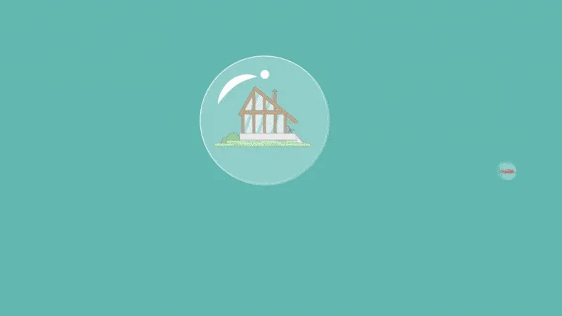 Animated stock ticker illustration